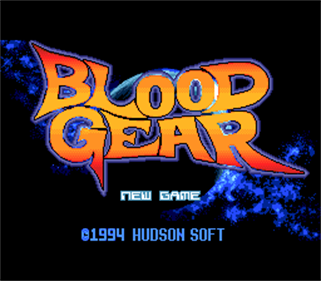 Blood Gear - Screenshot - Game Title Image