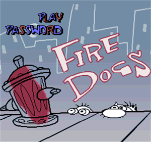 The Ren & Stimpy Show: Fire Dogs - Screenshot - Game Title Image