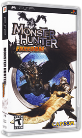 Monster Hunter Freedom - Box - 3D Image