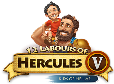 12 Labours of Hercules V: Kids of Hellas (Platinum Edition) - Clear Logo Image