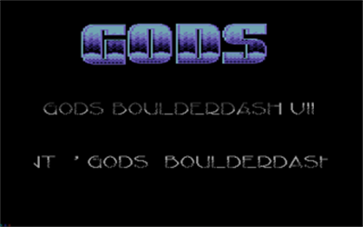 Gods Boulder Dash 7 - Screenshot - Game Title Image
