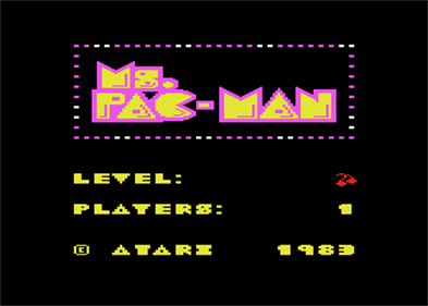 Ms. Pac-Man - Screenshot - Game Title Image