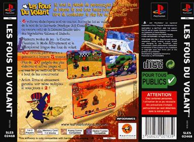 Wacky Races - Box - Back Image