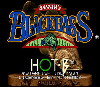 Bassin's Black Bass - Screenshot - Game Title Image