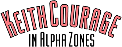 Keith Courage in Alpha Zones - Clear Logo Image