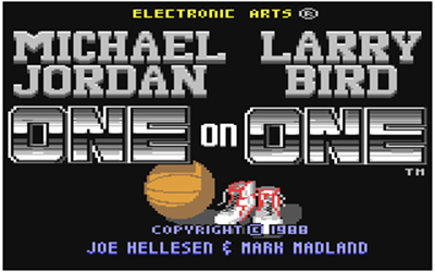Jordan vs Bird: One On One - Screenshot - Game Title Image