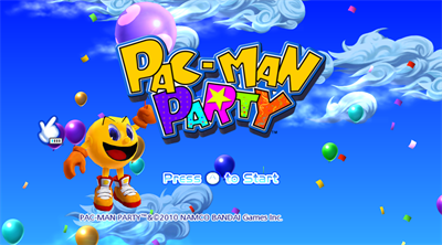 Pac-Man Party - Screenshot - Game Title Image