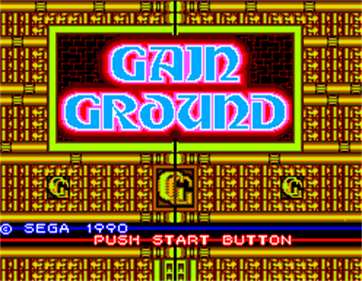 Gain Ground - Screenshot - Game Title Image