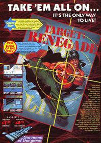 Target: Renegade - Advertisement Flyer - Front Image