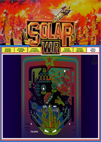 Solar War - Advertisement Flyer - Front Image