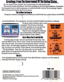 Hacker II: The Doomsday Papers - Box - Back Image