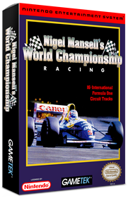 Nigel Mansell's World Championship Racing - Box - 3D Image