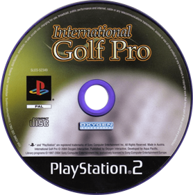 International Golf Pro - Disc Image