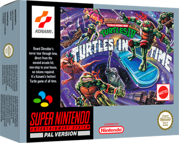Teenage Mutant Ninja Turtles IV: Turtles in Time - Box - 3D Image