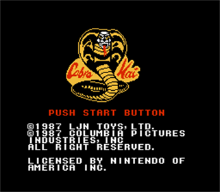 Cobra Kai - Screenshot - Game Title Image