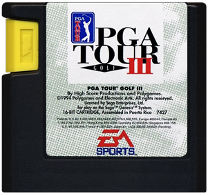 PGA Tour Golf III - Cart - Front Image