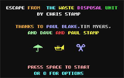 Escape from the Waste Disposal Unit - Screenshot - Game Title Image