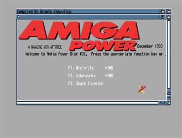 Amiga Power #32 - Screenshot - Game Select Image