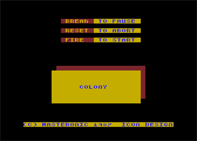 Colony - Screenshot - Game Title Image