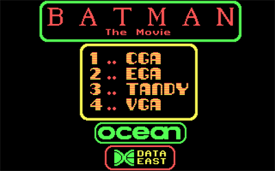 Batman: The Movie - Screenshot - Game Title Image