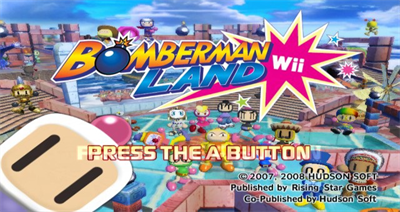 Bomberman Land - Screenshot - Game Title Image