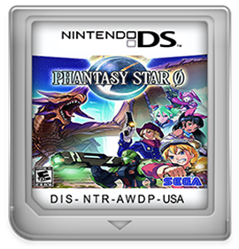 Phantasy Star 0 - Fanart - Cart - Front