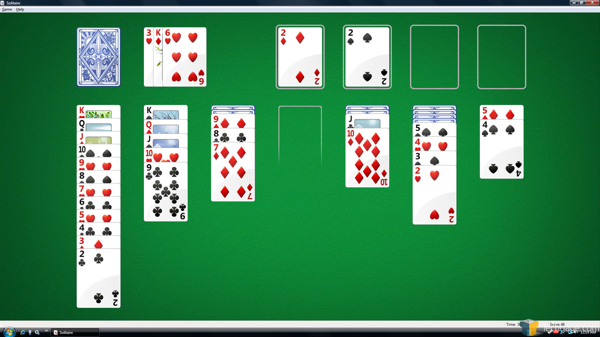 solitaire card game for free