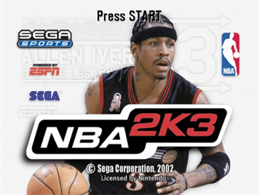 NBA 2K3 - Screenshot - Game Title Image