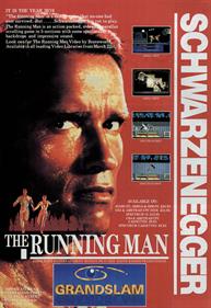 The Running Man - Advertisement Flyer - Front Image