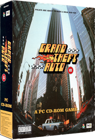 Grand Theft Auto - Box - 3D Image