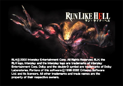 RLH: Run Like Hell: Hunt or Be Hunted - Screenshot - Game Title Image