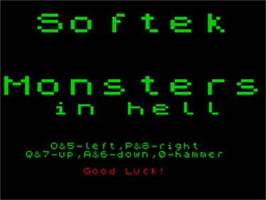 Monsters in Hell - Screenshot - Game Title Image