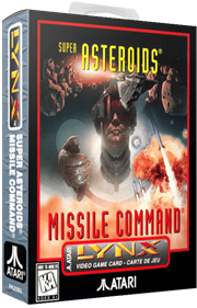 Super Asteroids & Missile Command - Box - 3D Image
