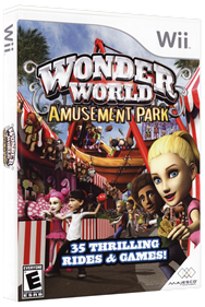 Wonder World Amusement Park - Box - 3D Image