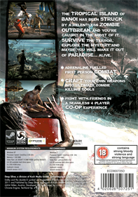 Dead Island: Definitive Edition - Box - Back Image