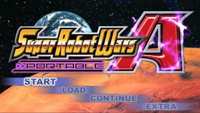 Super Robot Taisen A Portable Plus - Screenshot - Game Title Image