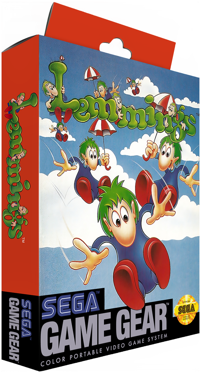 LEMMINGS Game Gear Sega 2194 gg