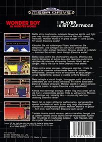 Wonder Boy in Monster World - Box - Back Image