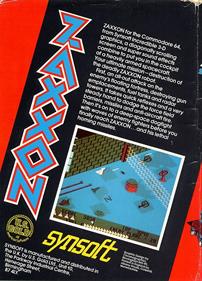 Zaxxon - Box - Back Image