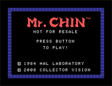 Mr. Chin - Screenshot - Game Title Image