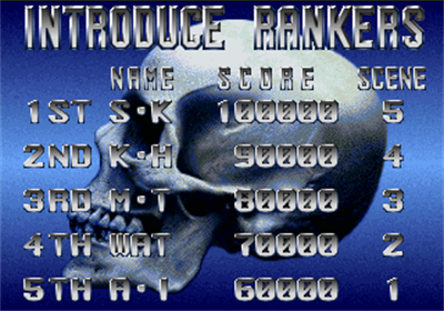 Operation Wolf 3 - Screenshot - High Scores Image