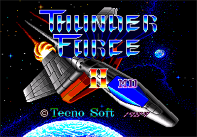 Thunder Force II - Screenshot - Game Title Image