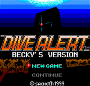 Dive Alert: Becky's Version - Screenshot - Game Title Image