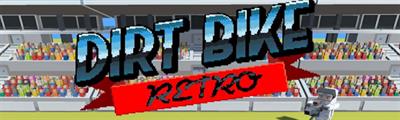 Dirt Bike Retro - Arcade - Marquee Image