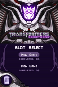 Transformers: Decepticons - Screenshot - Game Title Image