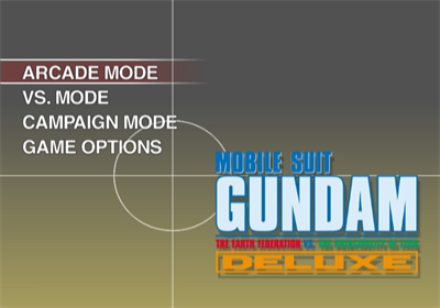 Mobile Suit Gundam: Federation vs. Zeon - Screenshot - Game Title Image