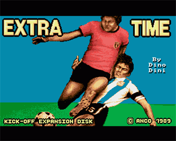 Kick Off: Extra Time - Screenshot - Game Title Image
