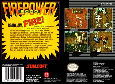Firepower 2000 - Box - Back Image