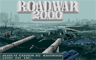 Roadwar 2000 - Screenshot - Game Title Image