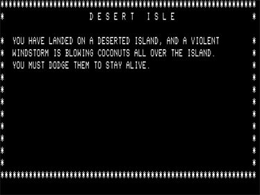 Desert Isle - Screenshot - Game Title Image